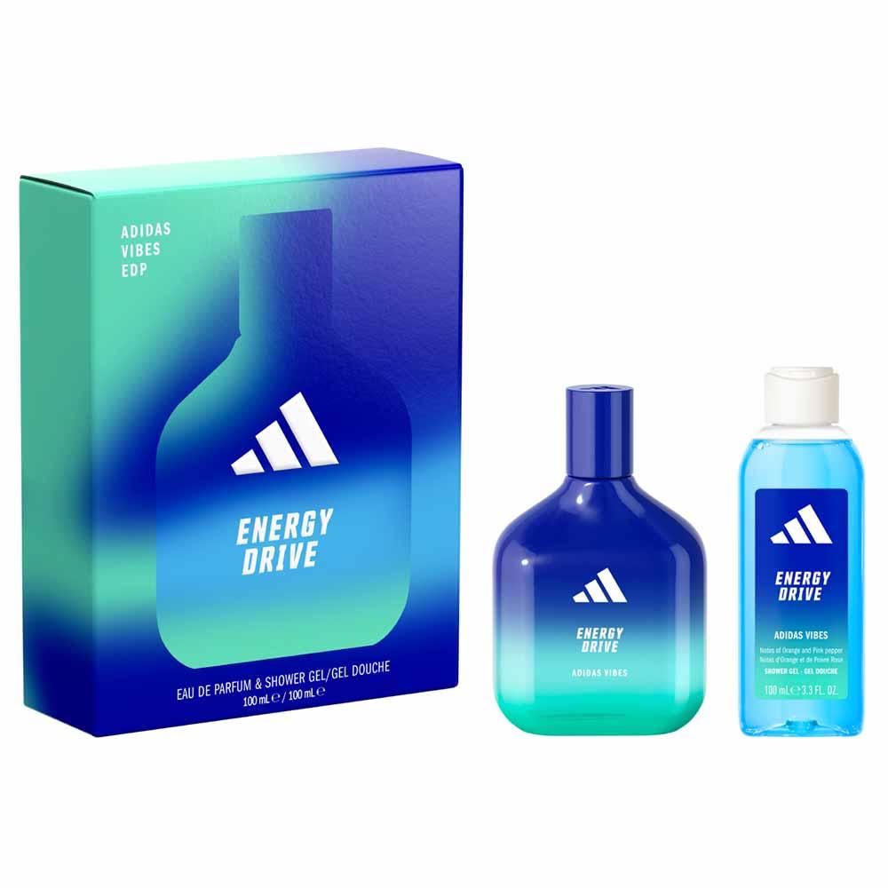 Coffret Adidas Vibes Energy Drive Kit - Perfume Masculino + Shower Gel - 1