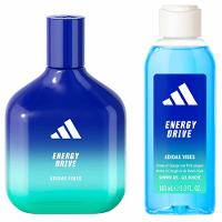 Coffret Adidas Vibes Energy Drive Kit - Perfume Masculino + Shower Gel - 2