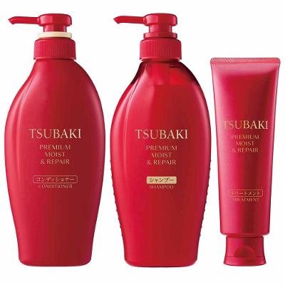 Tsubaki Premium Moist And Repair Kit – Shampoo + Condicionador + Tratamento