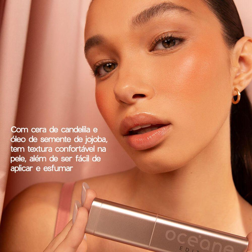 Blush em Bastao Cintilante Océane Edition Glow Blush Stick 7g - 4