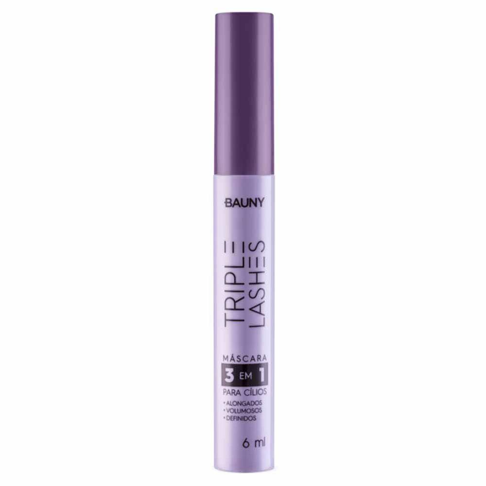 Máscara de Cílios Volume e Alongamento Bauny Triple Lashes 6ml - 3