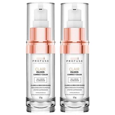 Profuse Clair Olhos Gel Creme Clareador para a Área dos Olhos Kit com 2 Unidades