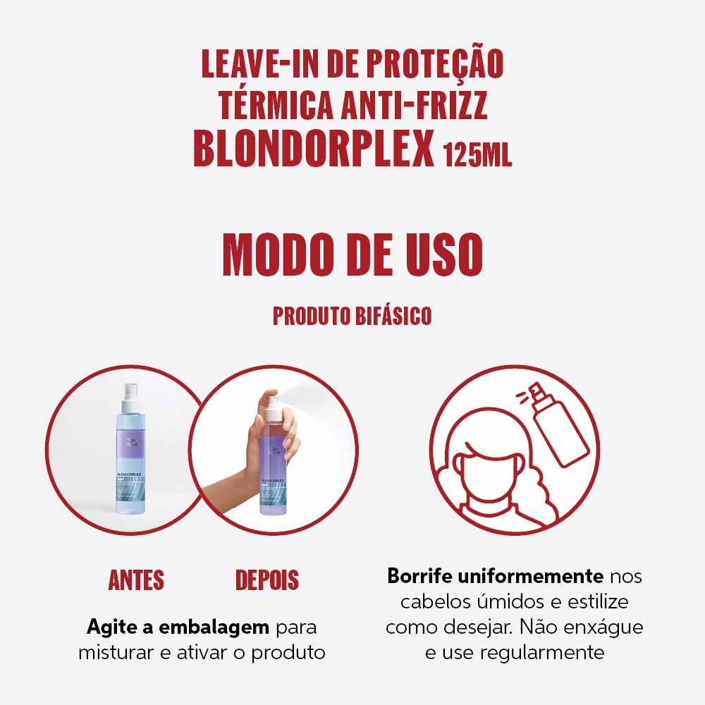 Leave In De Proteção Antifrizz Wella Professionals Blondorplex - 4