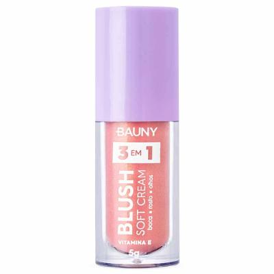 Blush Líquido Bauny Soft Cream 3 em 1 5g