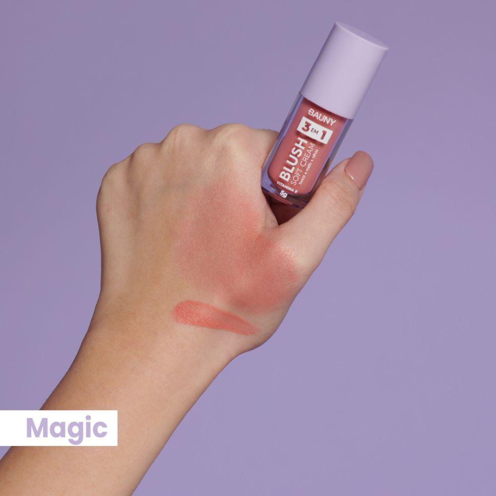 Blush Líquido Bauny Soft Cream 3 em 1 5g - 4