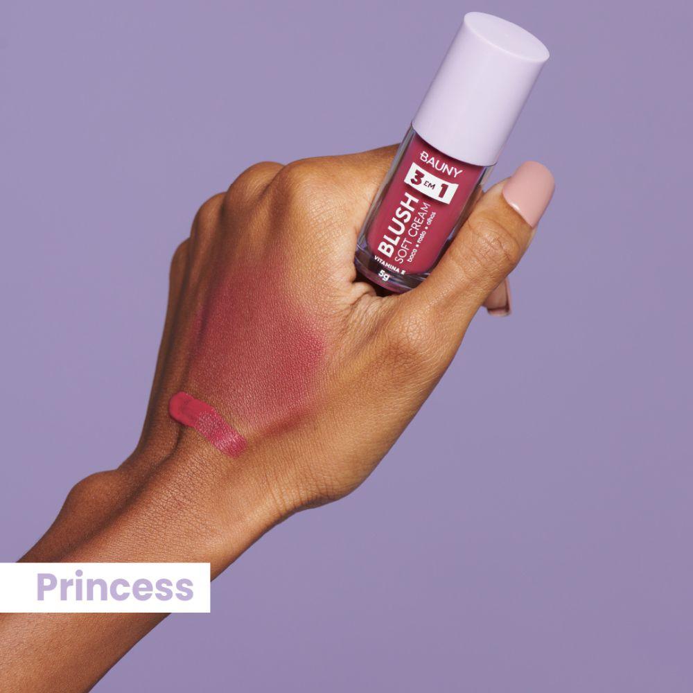 Blush Líquido Bauny Soft Cream 3 em 1 5g - 4