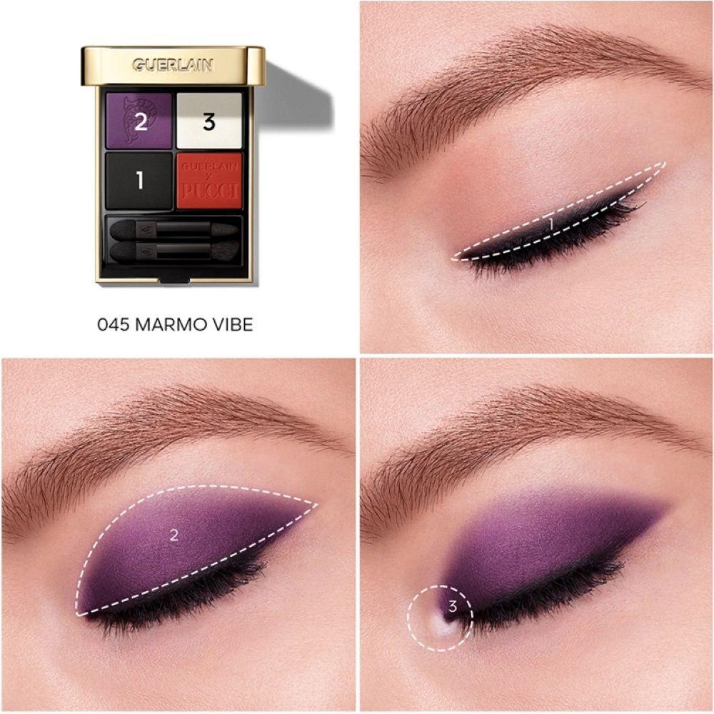 Paleta de Sombras Guerlain Ombres G X Pucci - 4