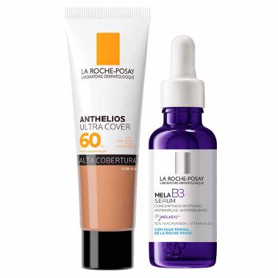 La Roche Posay Kit – Sérum Mela B3 + Protetor Solar Facial com Cor 4.0