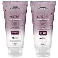 Profuse Nutrel Sensitive Gel de Limpeza Facial Kit com 2 Unidades - 1