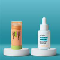 Sallve Kit - Bastão Antioxidante para Olhos + Sérum Facial Super Pró colágeno Peptídeos 10% - 2