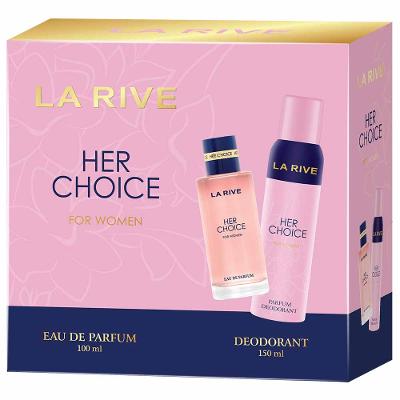 Coffret La Rive Kit - Perfume Her Choice Feminino EDP + Desodorante