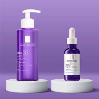 La Roche-Posay MelaB3 Kit - Sérum Facial Clareador + Gel de Limpeza Antimanchas - 2