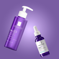 La Roche-Posay MelaB3 Kit - Sérum Facial Clareador + Gel de Limpeza Antimanchas - 3