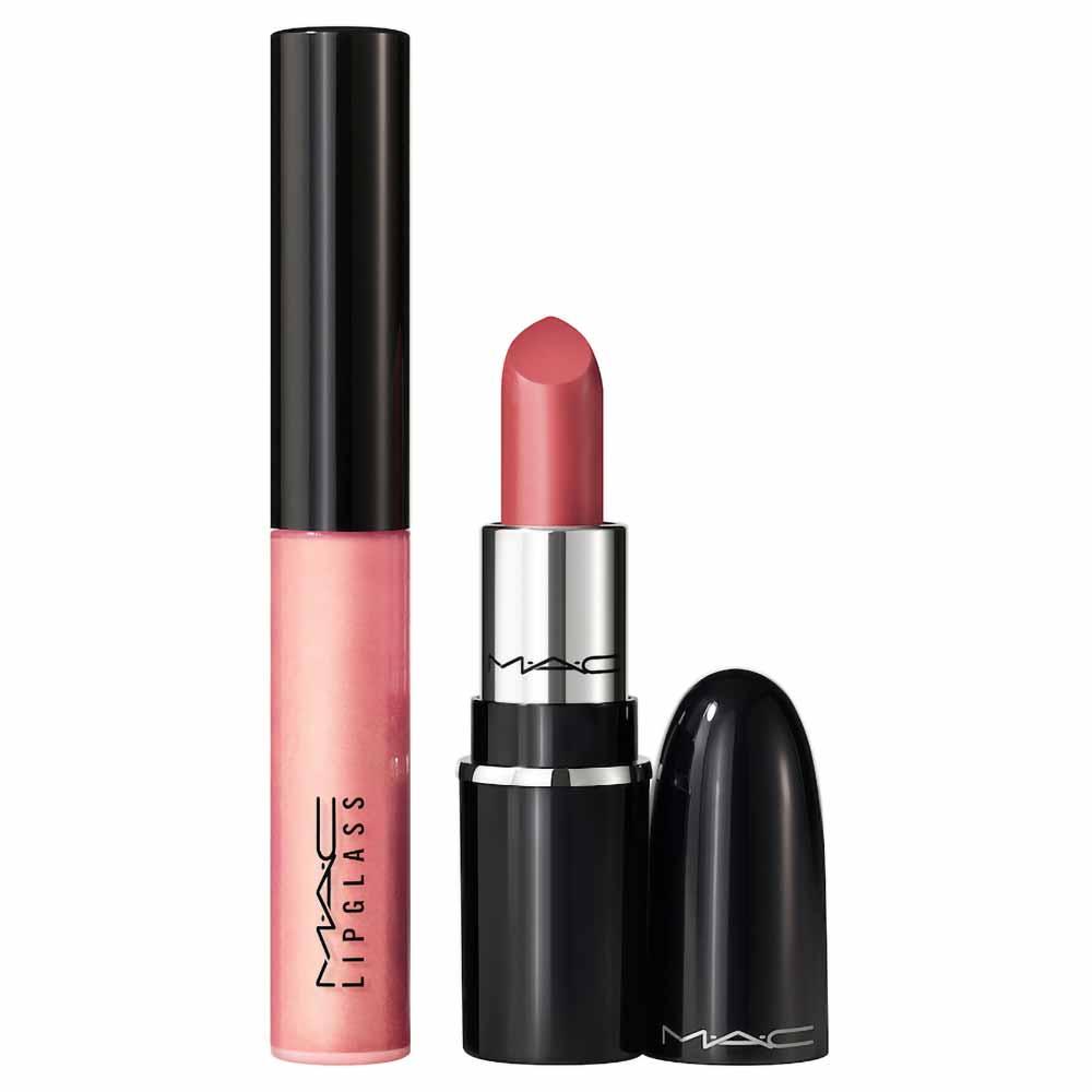MAC Cosmic Kiss Holiday Kit - Batom + Mini Gloss - 3