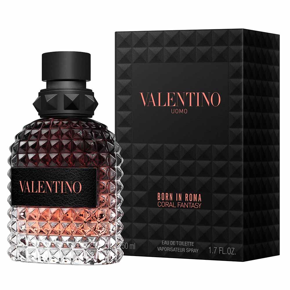 Perfume Coral Fantasy Uomo Valentino Born In Roma Eau de Toilette Masculino - 2