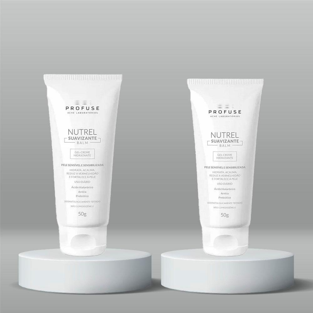 Profuse Nutrel Suavizante Balm Gel Creme Hidratante Facial Kit com 2 Unidades - 2