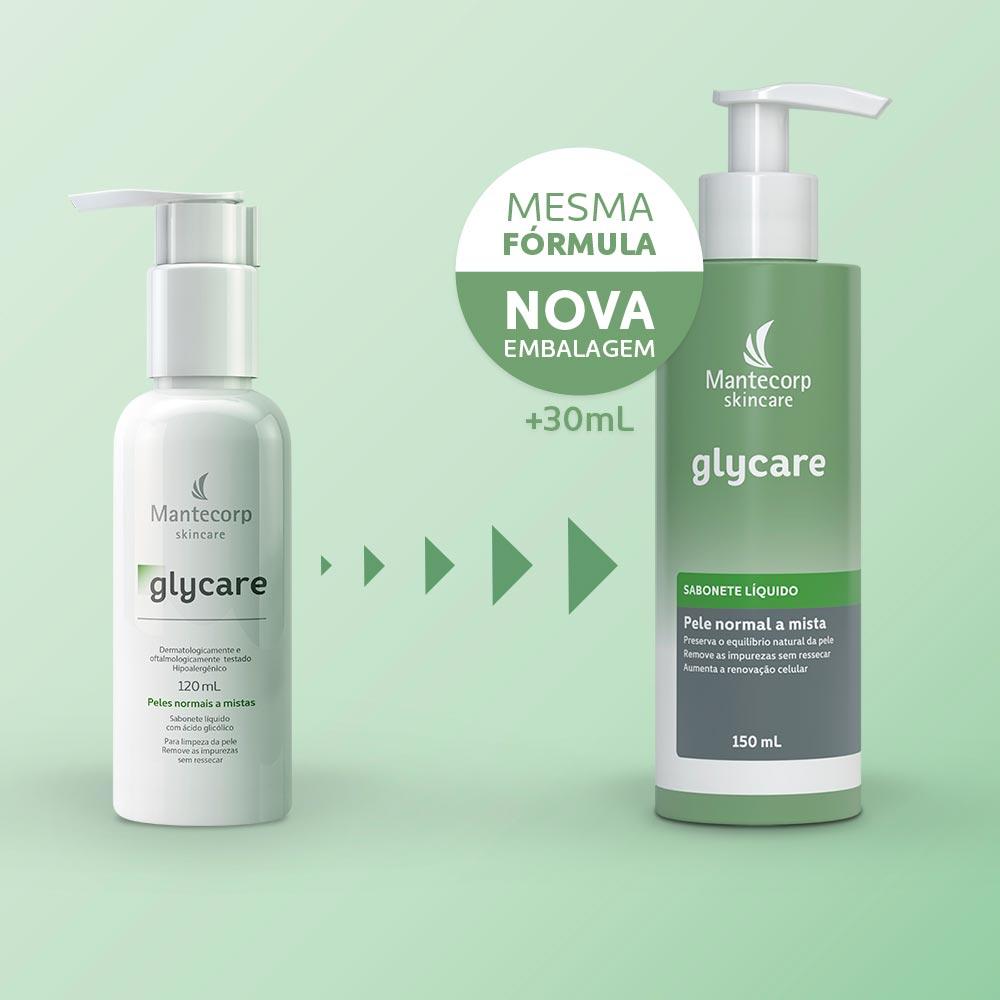 Sabonete Líquido Facial Mantecorp Glycare - 3