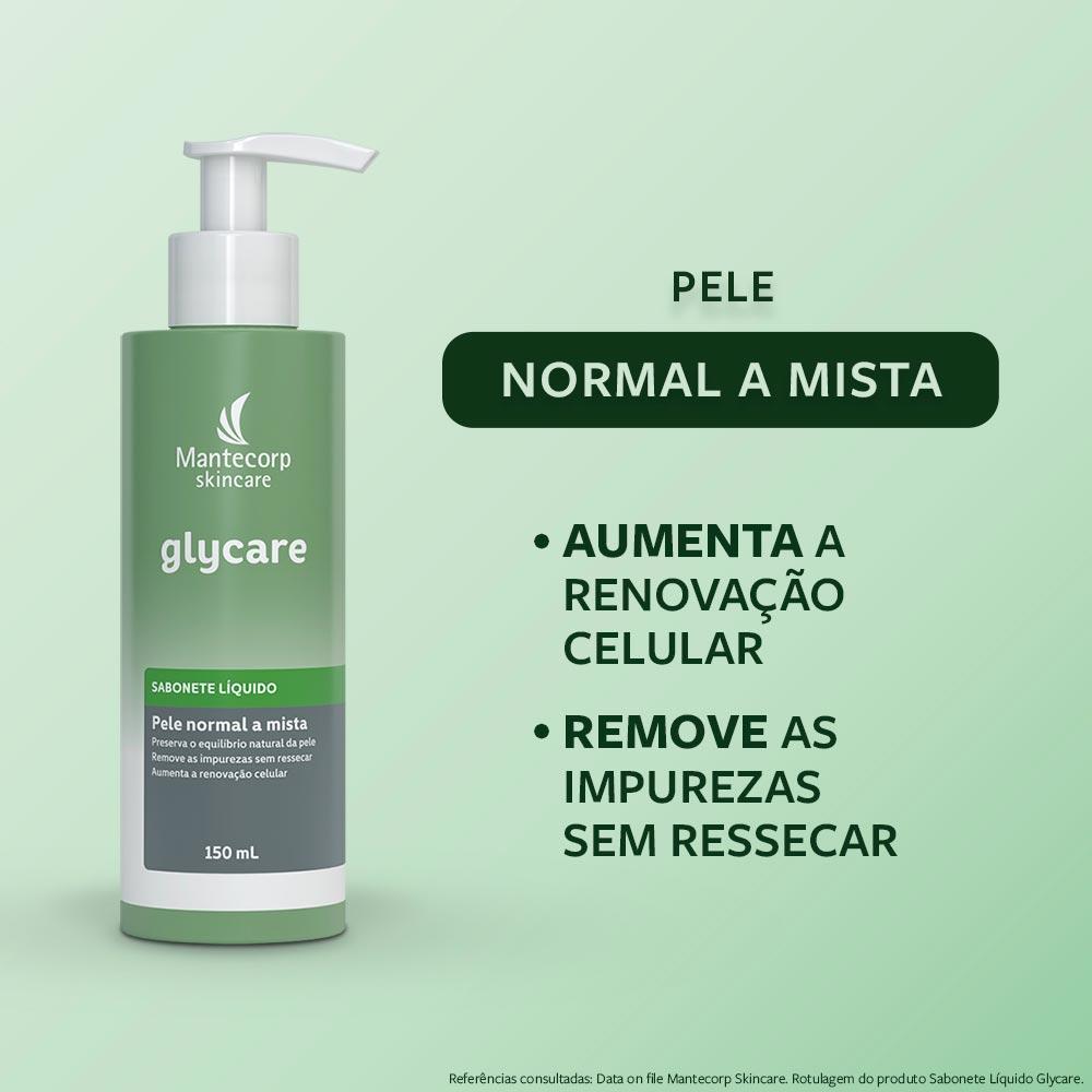 Sabonete Líquido Facial Mantecorp Glycare - 4