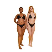 Calcinha Biquíni Absorvente Violeta Cup Preta - 3