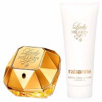 Coffret Rabanne Lady Million Kit - Perfume Feminino - EDP + Creme Corporal - 2