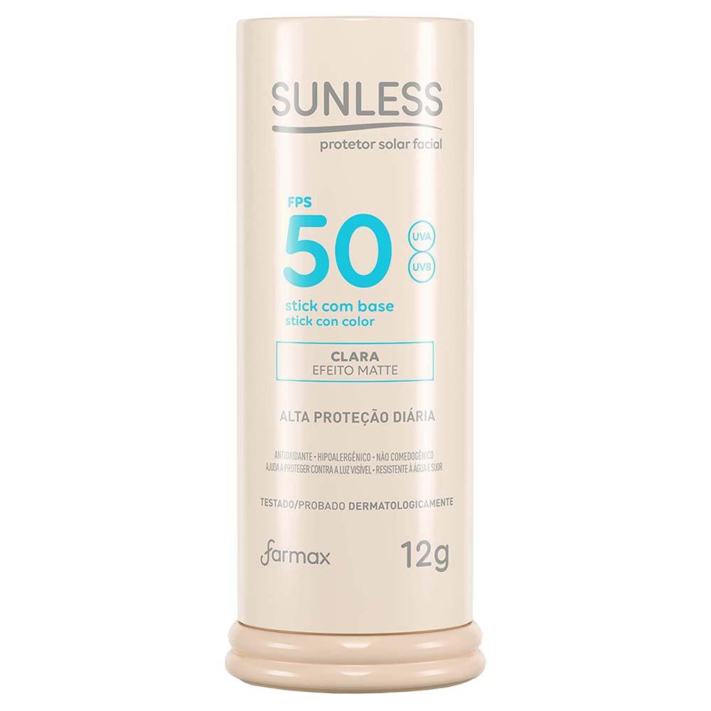 Protetor Solar Stick com Cor Sunless FPS50 - 1