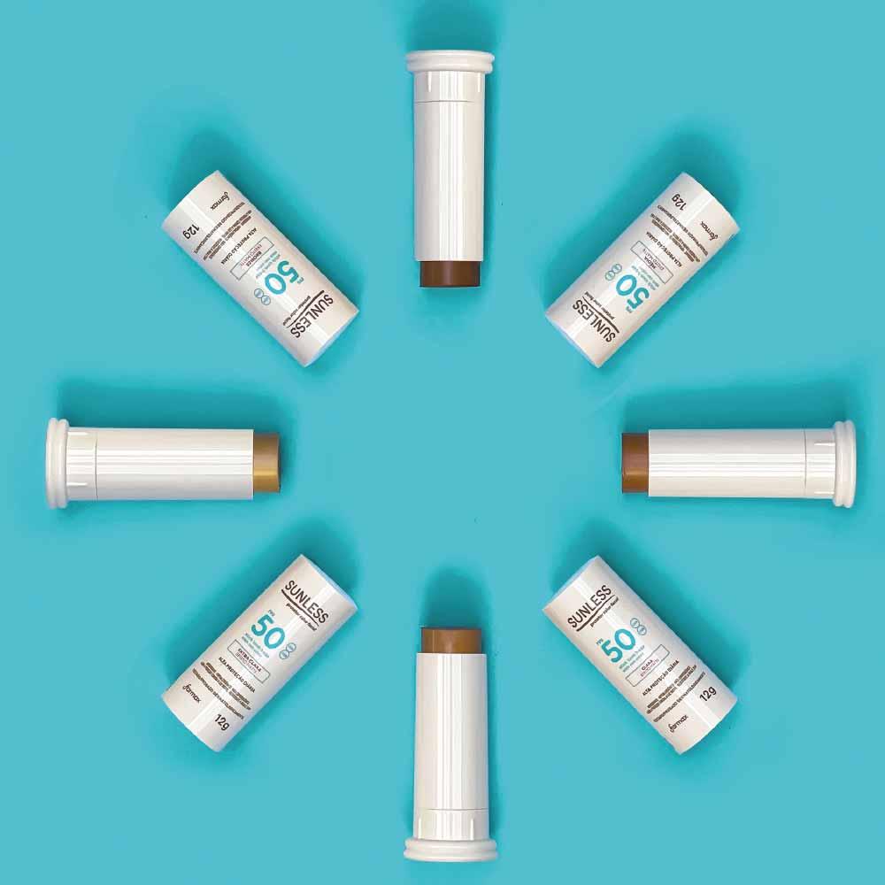 Protetor Solar Stick com Cor Sunless FPS50 - 6