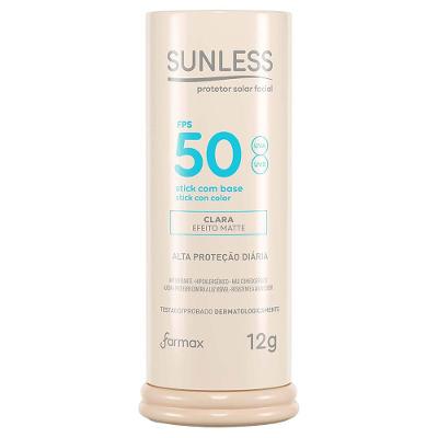 Protetor Solar Stick com Cor Sunless FPS50