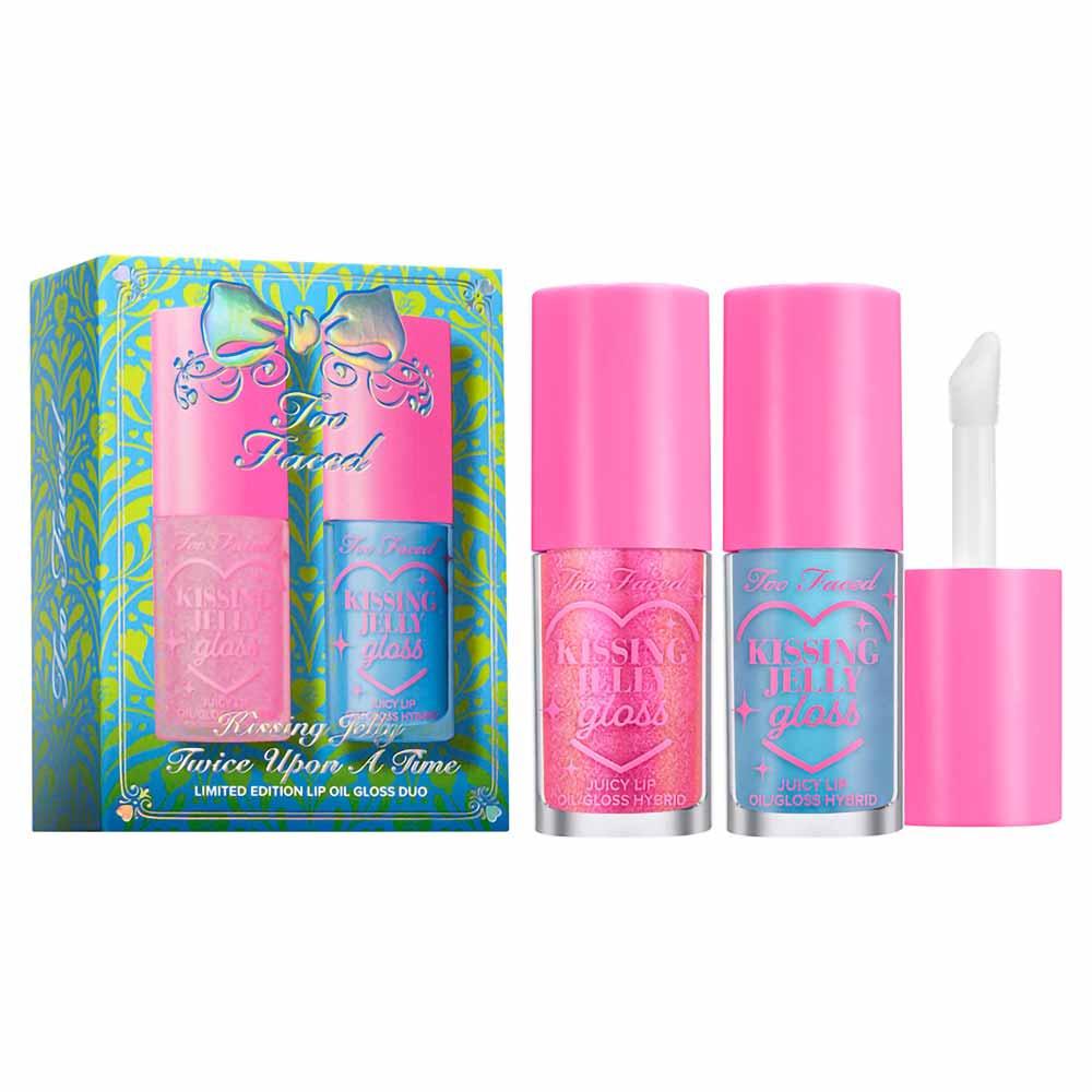 Too Faced Lip Oil Gloss Kissing Jelly Kit com 2 Unidades - 1