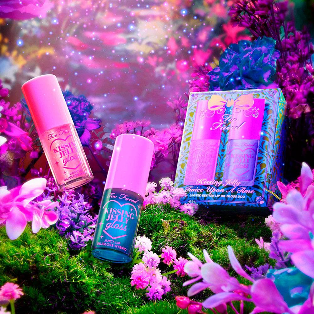 Too Faced Lip Oil Gloss Kissing Jelly Kit com 2 Unidades - 8