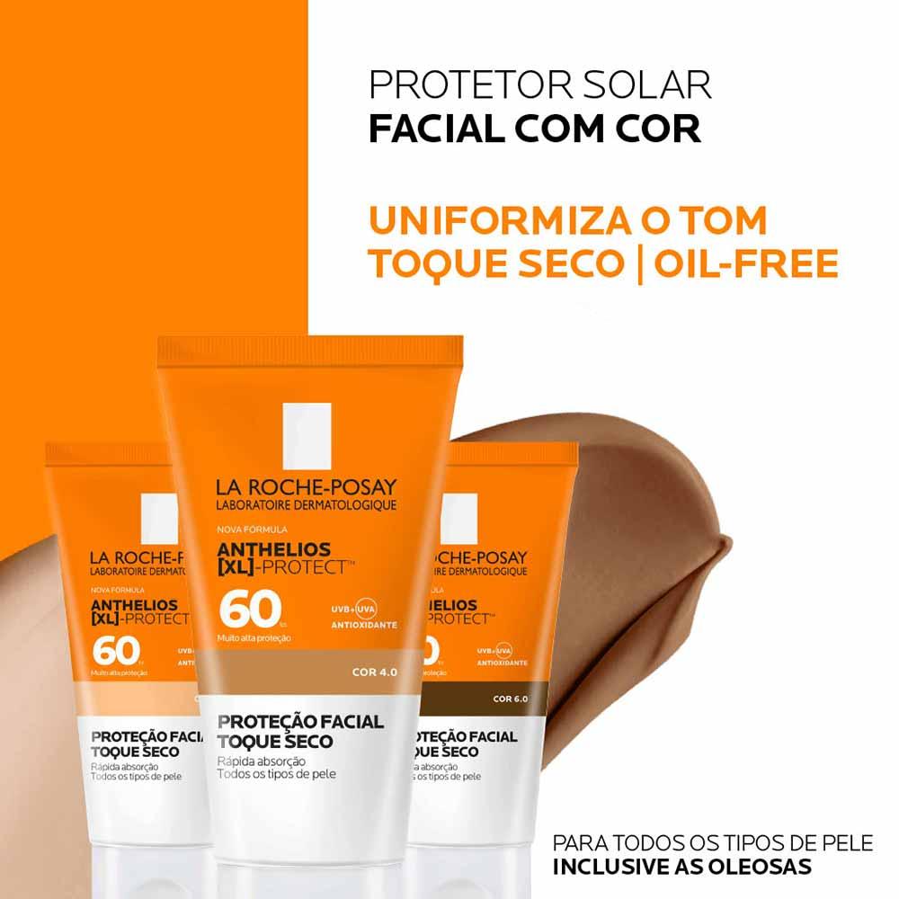 Protetor Solar Facial com Cor La Roche Posay – XL Protect FPS 60 - 4