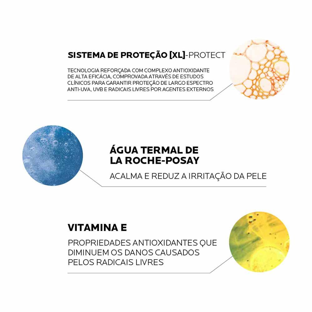 Protetor Solar Facial com Cor La Roche Posay – XL Protect FPS 60 - 5