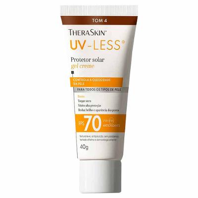 Protetor Solar Facial Gel CremeTheraSkin UV-Less FPS70 40g