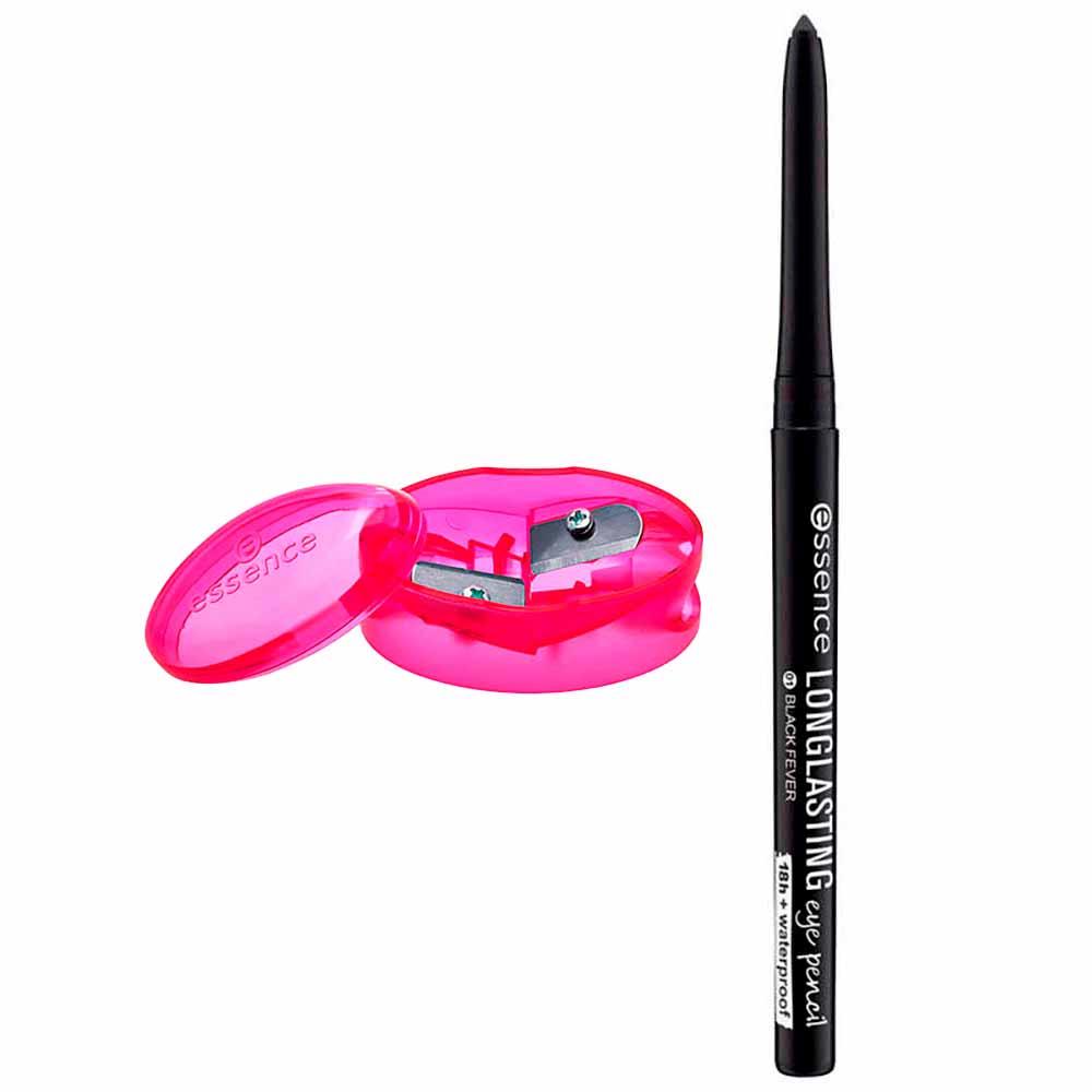 Essence Kit - Apontador Duplo de Lápis + Lápis de Olho de Longa Duração cor 01 - 1