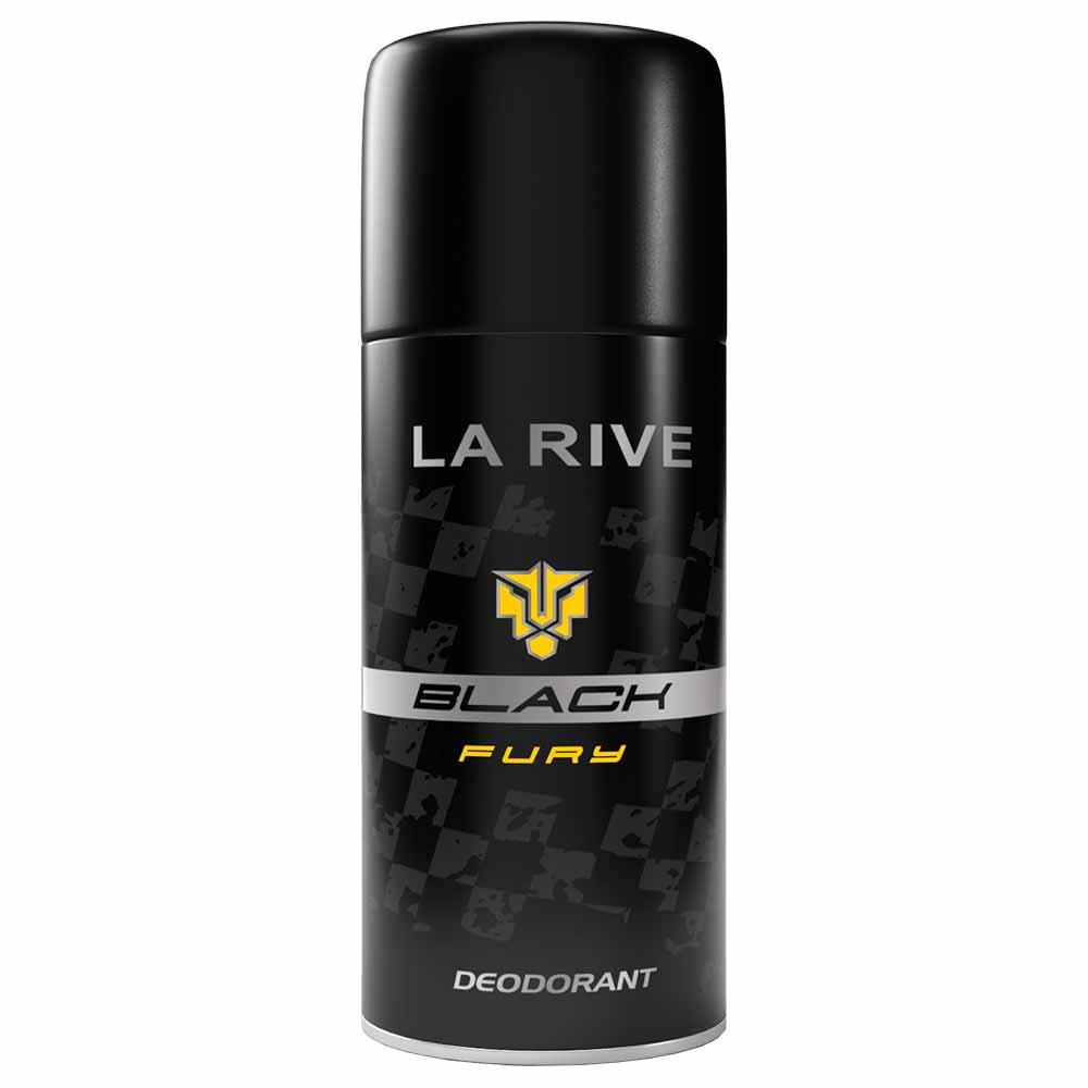 Coffret La Rive Kit - Perfume Black Fury Masculino EDT + Desodorante - 3