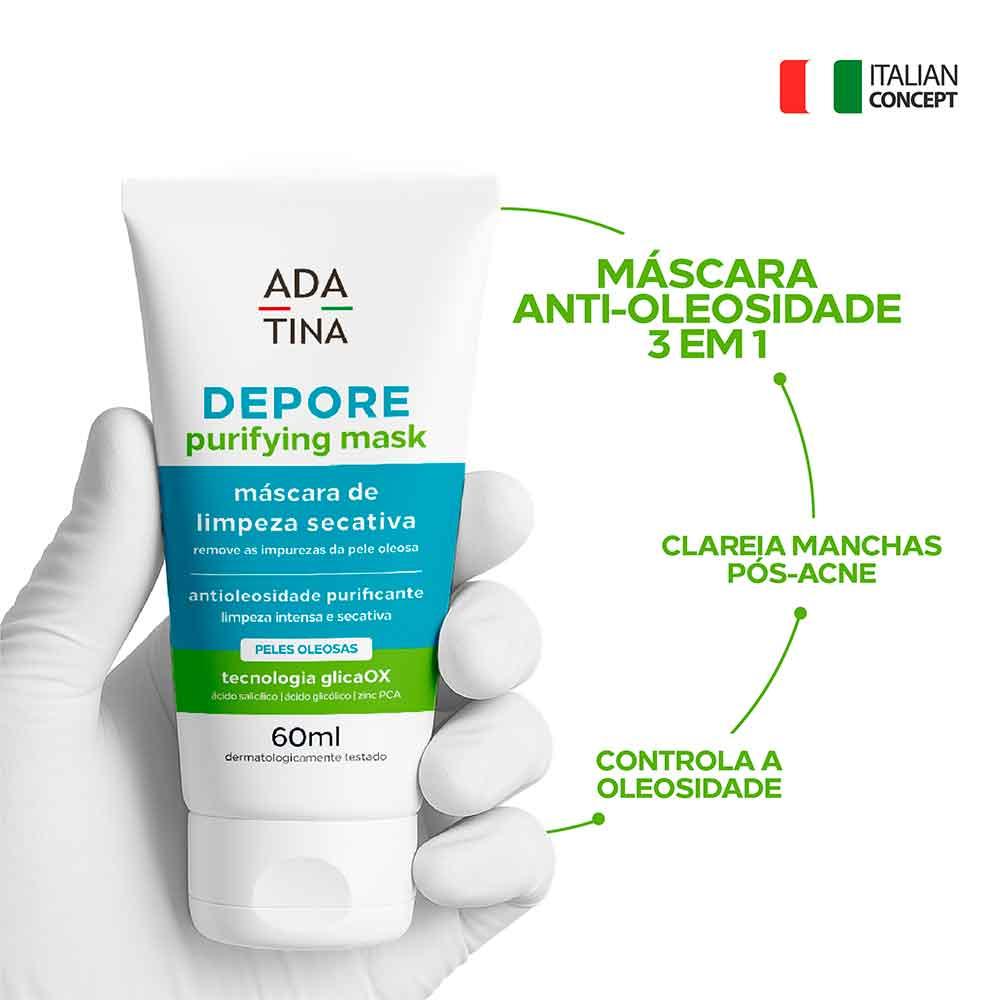 Máscara Facial de Limpeza Secativa Ada Tina Depore Purifying Mask - 2