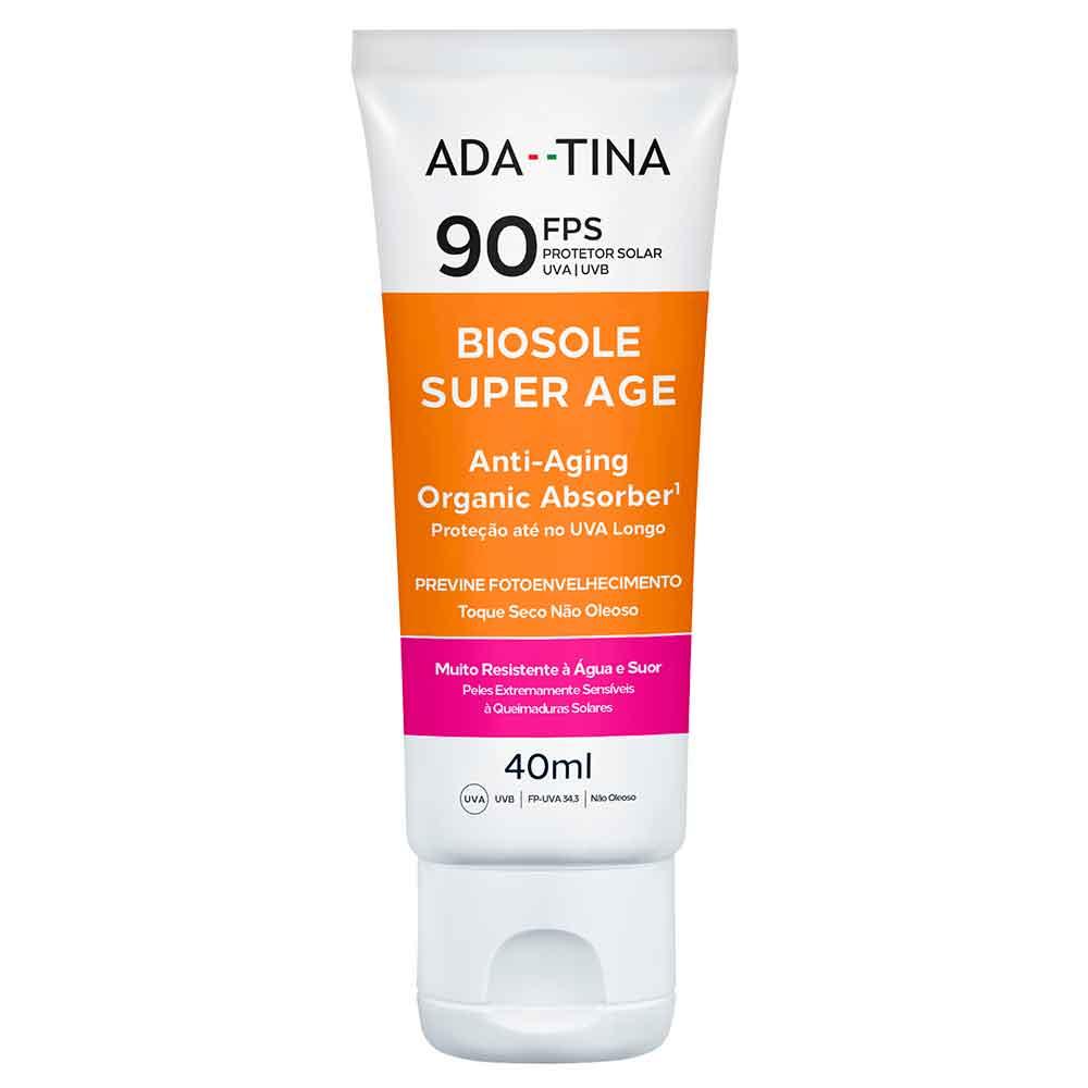 Protetor Solar Facial Ada Tina Biosole Super Age FPS 90 - 1