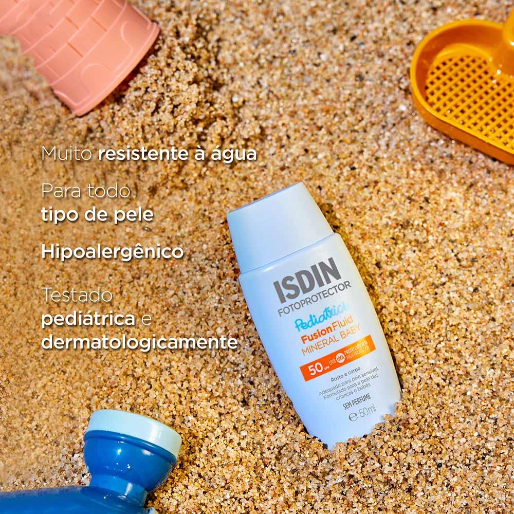 Protetor Solar Infantil Isdin Fusion Fluid Mineral Baby Pediatrics FPS50 - 5