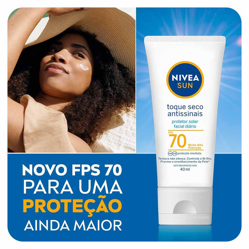 Nivea Sun Kit - Protetor Solar Protect & Hidrata Fps70 + Sun Facial Toque Seco Fps70 - 3