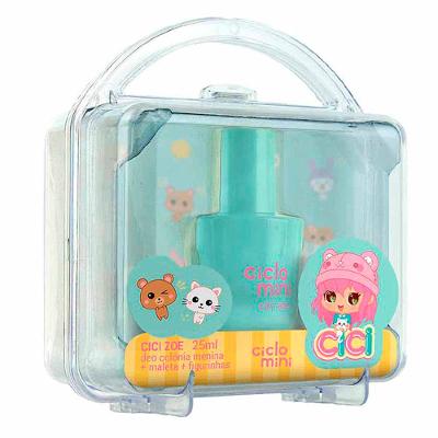 Ciclo Cosméticos Kit Estojo Maleta Zoe - Deo Colônia + 1 Cartela de Figurinhas