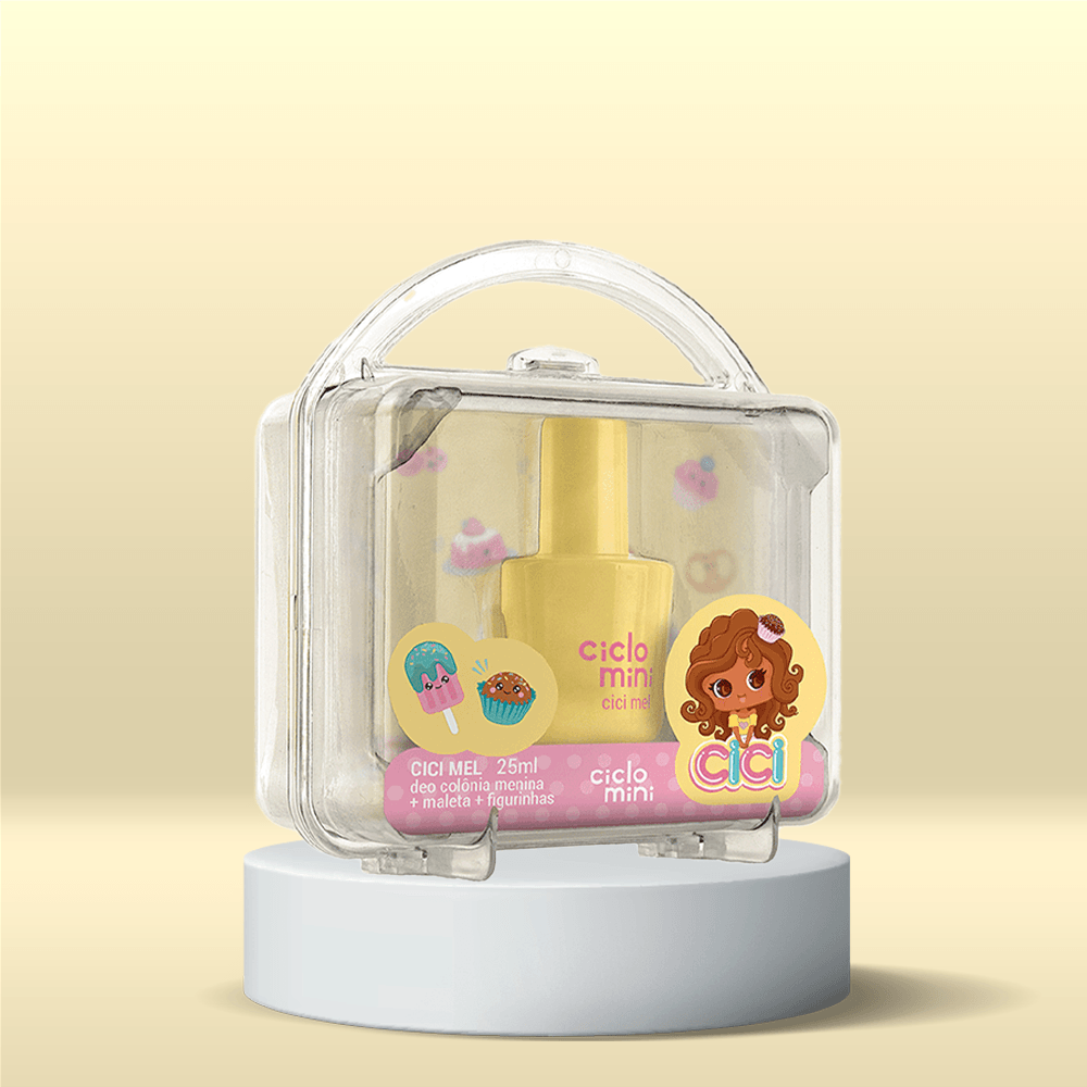 Ciclo Cosméticos Kit Estojo Maleta Mel - Deo Colônia + 1 Cartela de Figurinhas - 2