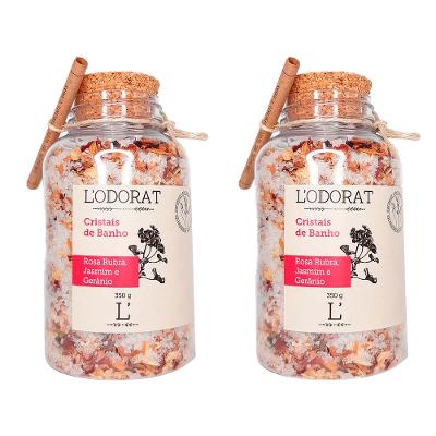 L’Odorat Kit – 2 Sais de Banho Rosa Rubra, Jasmin e Gerânio