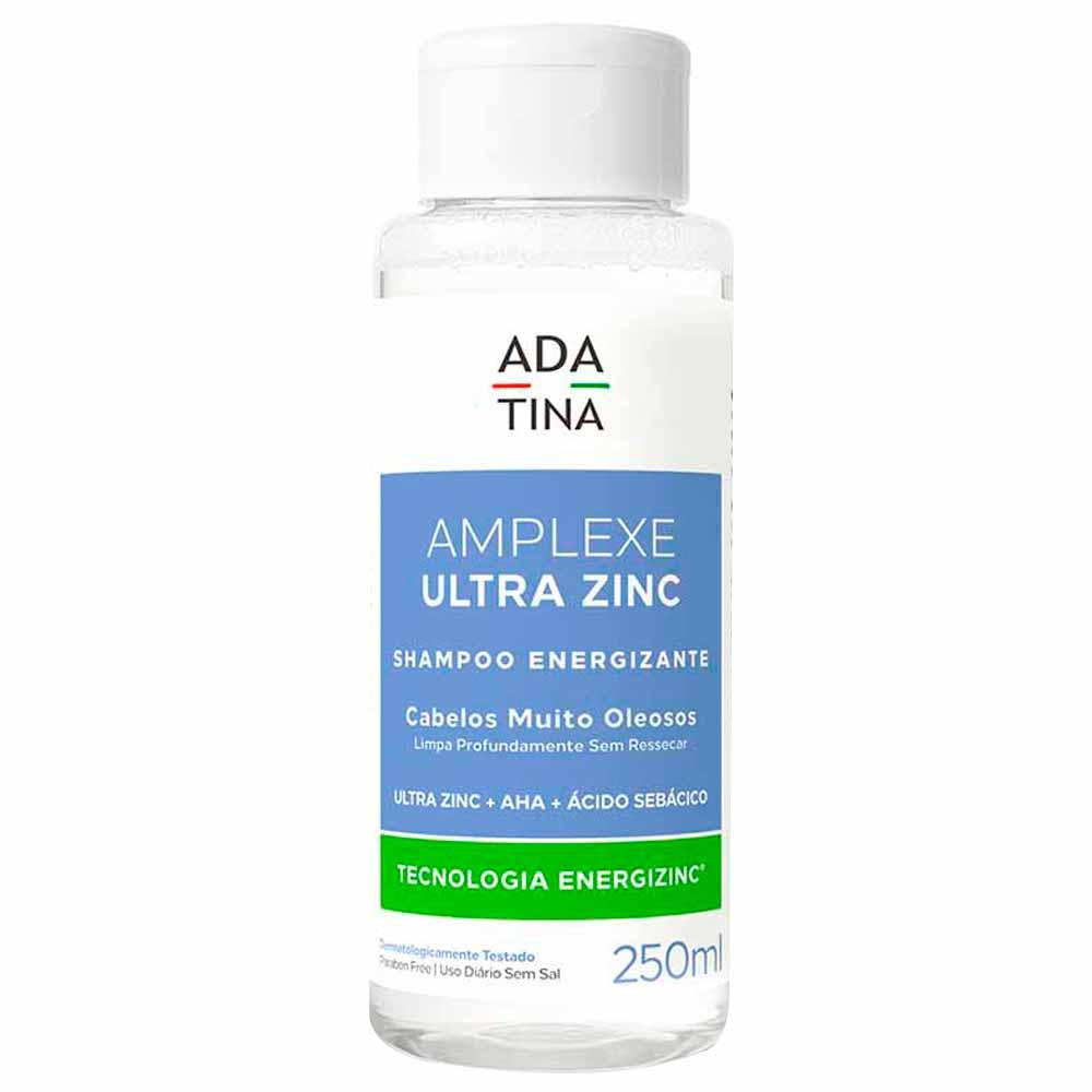 Ada Tina Amplexe Ultra Zinc Shampoo Energizante para Cabelos Muito Oleosos - 1