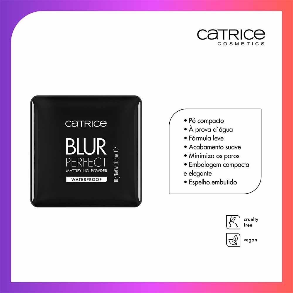 Pó Compacto Catrice Blur Perfect Mattifying - 7