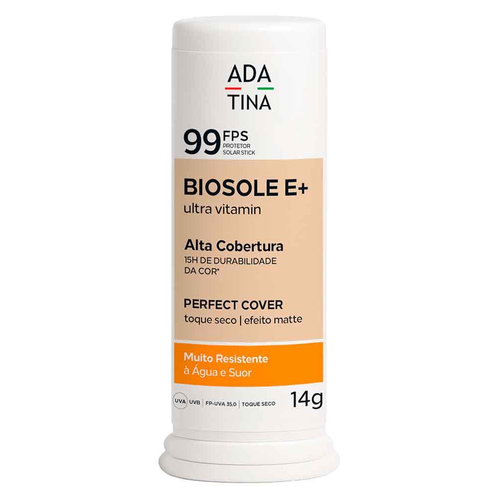 Protetor Solar em Bastão com Cor Ada Tina Biosole E Ultra Vitamin FPS99 14g - 1