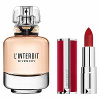 Coffret Givenchy l'interdit Kit - Perfume EDP + Batom Deep Velvet N37 - 3