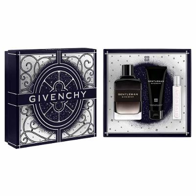 Coffret Givenchy Gentleman Kit - Perfume Boisée EDP + Gel de Banho + Travel Spray