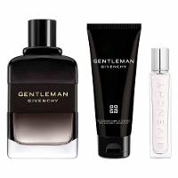 Coffret Givenchy Gentleman Kit - Perfume Boisée EDP + Gel de Banho + Travel Spray - 3