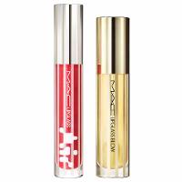 MAC Gloss Duo Holiday Kit - Lipglass Air Non-Sticky + Lipglass Blow Plumping Oil - 2