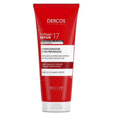 Condicionador Reparação Profunda e Fortalecimento Vichy Dercos Collagen Repair 17