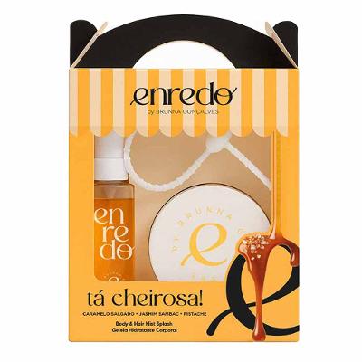 Kit Tá Cheirosa Enredo By Brunna Gonçalves Body & Hair Mist Splash e Geleia Hidratante Corporal